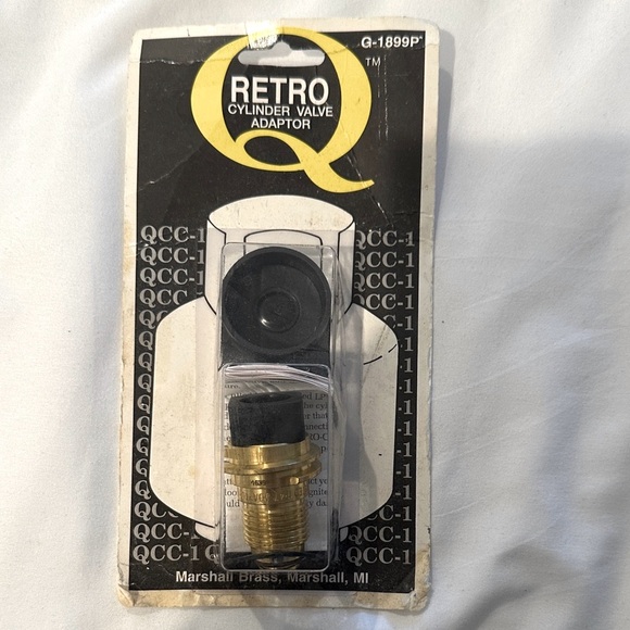 Marshall Brass Other - Retro Q Propane Cylinder Valve Adapter G-1899P Marshall Brass